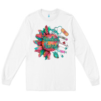 White western student nurse medical instruments Long Sleeve Tee - BarkalooDesign