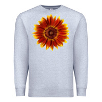 Heather Grey Little Becka Sunflower Premium Sweatshirt - LillyAllenDesigns