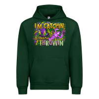 Forest Green im catchin if youre throwin Urban Hoodie - CowGirlArtShop