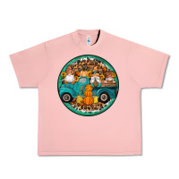 Salmon fall gnomes round earrings 3 Urban Heavy Tee - Artiststas