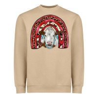 Mushroom valentines simmental  rainbow Heavyweight Sweatshirt - JahusDesignShop