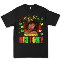Black a little black history with girl juneteenth Premium Tee - texasbilliewilder
