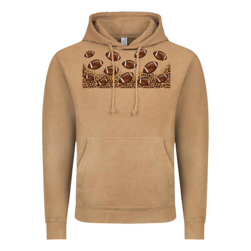 Leopard American Football Libbey Glass Vintage Hoodie by HRA Design Shop | Teevron