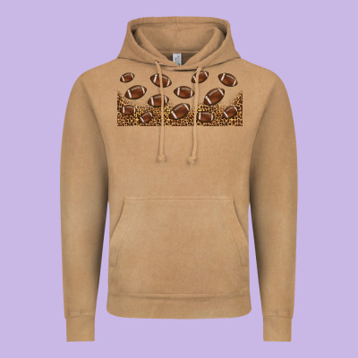 Leopard American Football Libbey Glass Vintage Hoodie Designed By Hra Design Shop