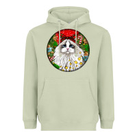 Matcha christmas ragdoll  cat Heavyweight Hoodie - LillyAllenDesigns
