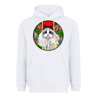White christmas ragdoll  cat Heavyweight Hoodie - LillyAllenDesigns