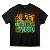 Black country music western Heavy Core Tee - texasbilliewilder