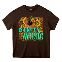 Chocolate Brown country music western Heavy Core Tee - texasbilliewilder