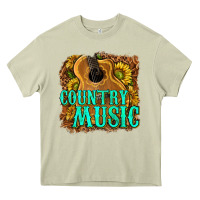 Mossy country music western Heavy Core Tee - texasbilliewilder