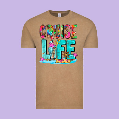 Cruise  Life Vintage Tee Designed By Adodesignshop