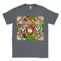 Charcoal Heather Baseball Mom Classic Tee - CowhideDigitalArt