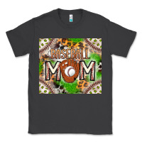 Smoke Baseball Mom Classic Tee - CowhideDigitalArt