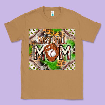 Baseball Mom Classic Tee Designed By Cowhidedigitalart
