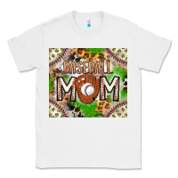 White Baseball Mom Classic Tee - CowhideDigitalArt