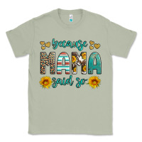 Matcha because mama said so western sunflowers Classic Tee - Artiststas