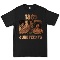 Black 1865 juneteenth melanin with afro Premium Tee - texasbilliewilder
