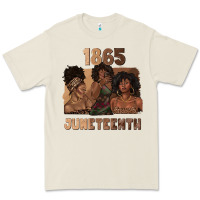 Bone 1865 juneteenth melanin with afro Premium Tee - texasbilliewilder