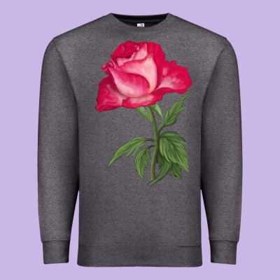 Love At First Sight Rose Premium Sweatshirt Designed By Lillyallendesigns