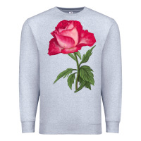 Heather Grey Love At First Sight Rose Premium Sweatshirt - LillyAllenDesigns