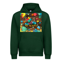 Forest Green love needs no words Urban Hoodie - CowGirlArtShop