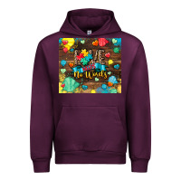 Mauve Wine love needs no words Urban Hoodie - CowGirlArtShop