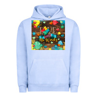 Pigment Grape Ice love needs no words Urban Hoodie - CowGirlArtShop
