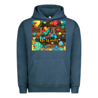 Pigment Midnight Navy love needs no words Urban Hoodie - CowGirlArtShop