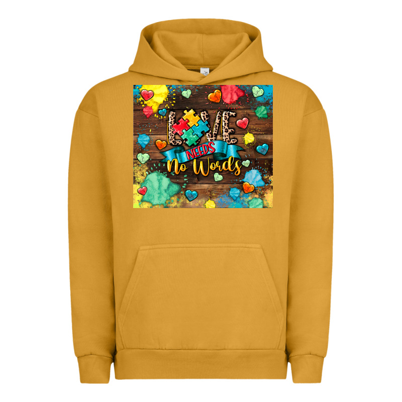 Love Needs No Words Urban Hoodie by CowGirlArtShop | Teevron