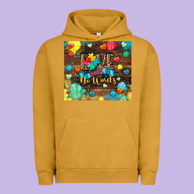 Love Needs No Words Urban Hoodie Designed By Cowgirlartshop