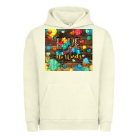 Pigment Pistachio love needs no words Urban Hoodie - CowGirlArtShop
