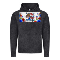 Vintage Black floral 4th of july crew license plate Vintage Hoodie - HRA Design Shop