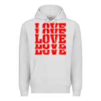 Dove Grey Love Premium Hoodie - Bettercallsaul