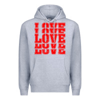 Heather Grey Love Premium Hoodie - Bettercallsaul