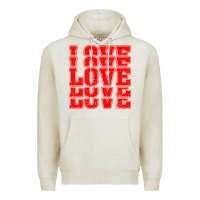 Oatmeal Heather Love Premium Hoodie - Bettercallsaul