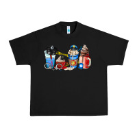 Black police coffee cup Urban Heavy Tee - AdoDesignShop
