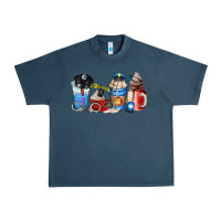 Midnight Navy police coffee cup Urban Heavy Tee - AdoDesignShop