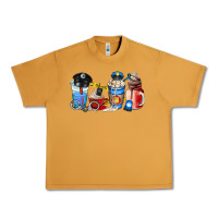Peanut Butter police coffee cup Urban Heavy Tee - AdoDesignShop