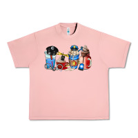 Salmon police coffee cup Urban Heavy Tee - AdoDesignShop