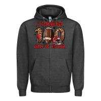 Charcoal Heather i tackled 100 days of school Zipper Hoodie - MaliasSmallBusiness