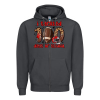 Smoke i tackled 100 days of school Zipper Hoodie - MaliasSmallBusiness
