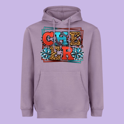 Cheer Baseball Stitchs Heavyweight Hoodie Designed By Lillyallendesigns