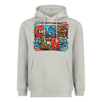 Moon Dust Cheer Baseball stitchs Heavyweight Hoodie - LillyAllenDesigns