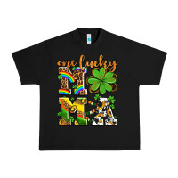 Black one lucky mama Urban Heavy Tee - AdoDesignShop