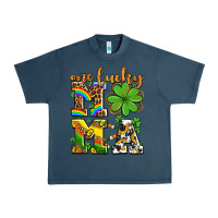 Midnight Navy one lucky mama Urban Heavy Tee - AdoDesignShop