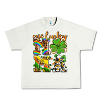 Pistachio one lucky mama Urban Heavy Tee - AdoDesignShop