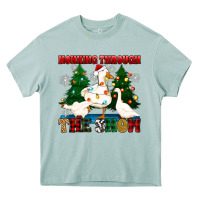 Arona honking through the snow Heavy Core Tee - Zillion Design Studio