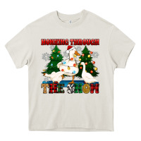 Cream honking through the snow Heavy Core Tee - Zillion Design Studio
