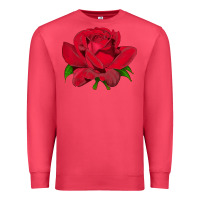 Cardinal Oklahoma Rose Illustrations Premium Sweatshirt - LillyAllenDesigns