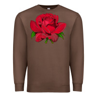 Chestnut Oklahoma Rose Illustrations Premium Sweatshirt - LillyAllenDesigns