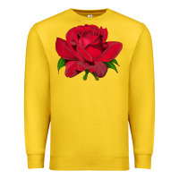 Lemon Oklahoma Rose Illustrations Premium Sweatshirt - LillyAllenDesigns